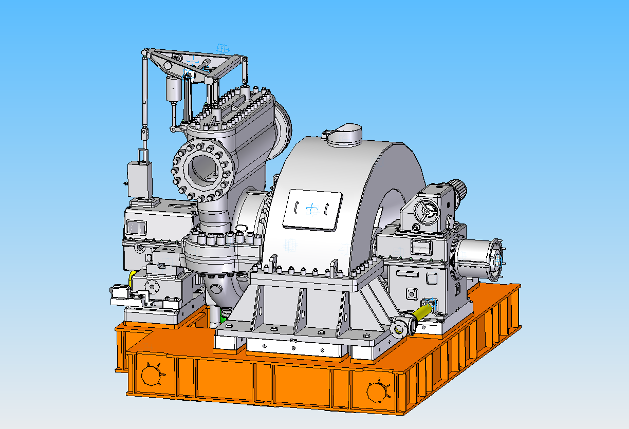 Variable frequency steam electric dual drive turbine